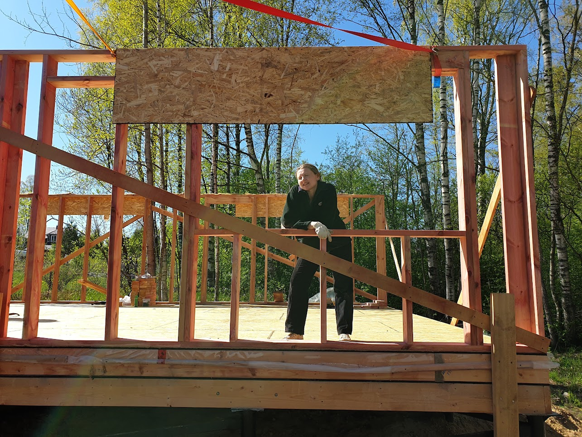 Фото, как мы строили свою баню