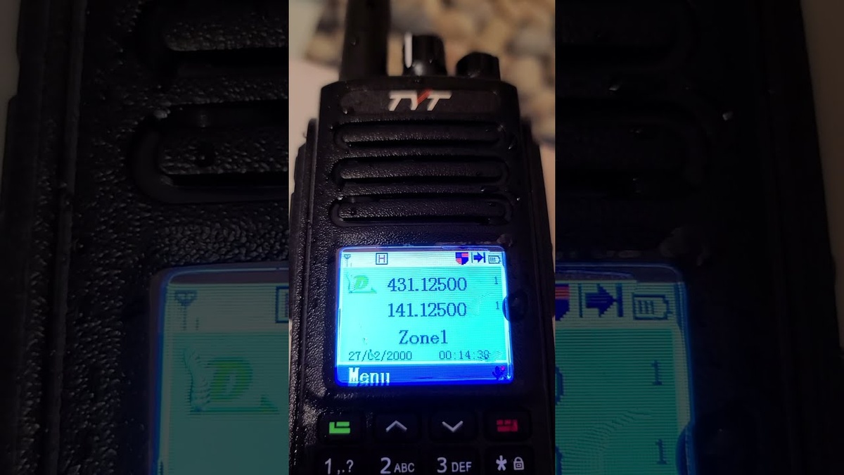 Радиостанция TYT MD-UV390 с цветным экраном. YouTube