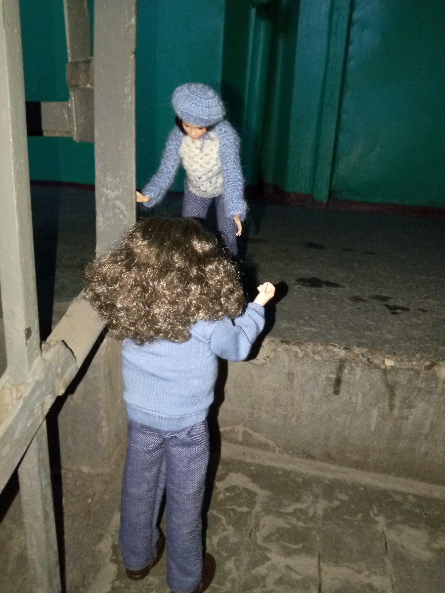 Иван помогал Софи преодолевать высокие ступеньки.