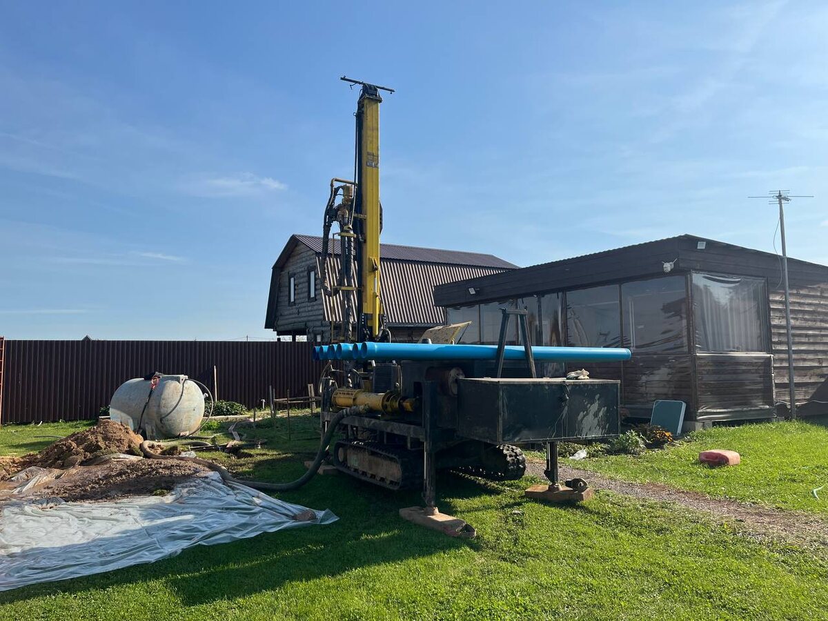 Бурение скважины на песчанник в Солнечногорском районе