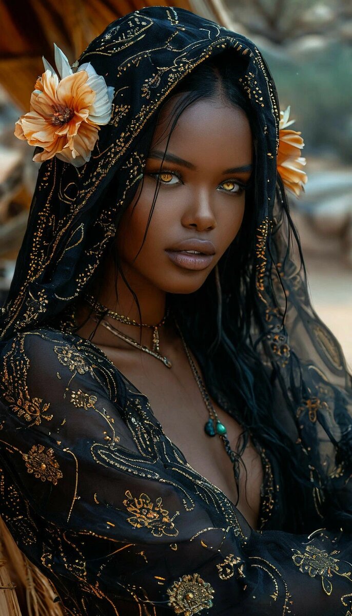 это воплощение черного чая в девушке