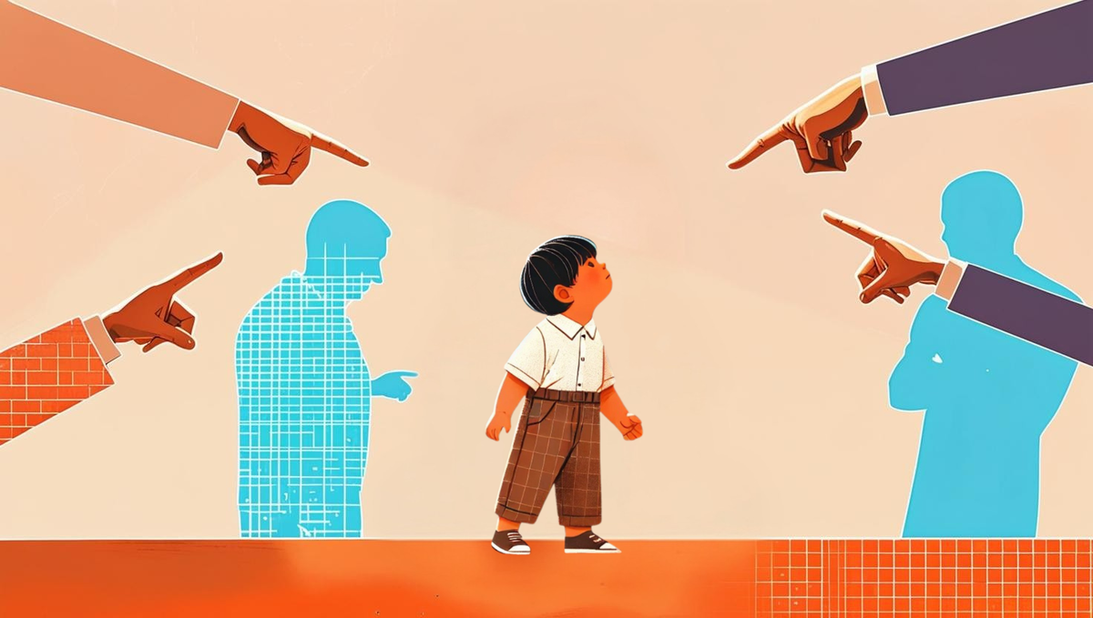 Ребенок оценивает себя по тому, что о нем говорят взрослые.