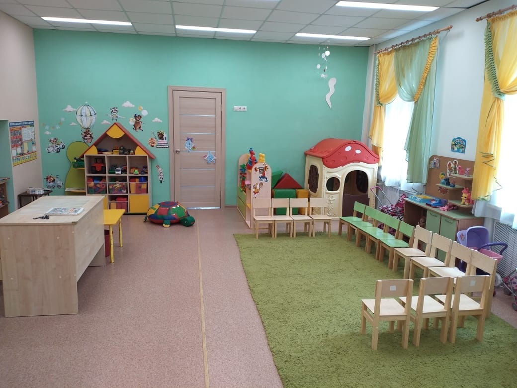 одна из групп раннего возраста в детском саду, где я работала