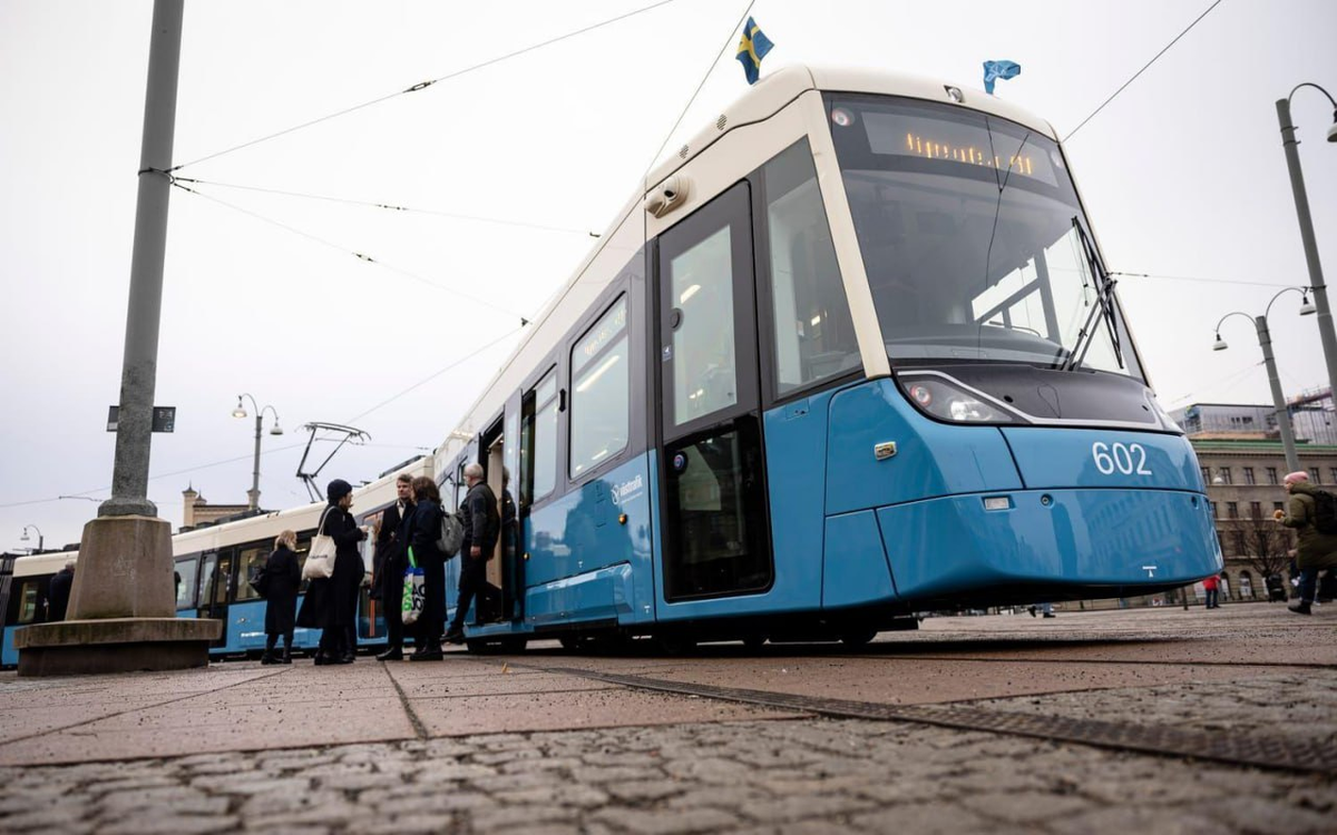 Трамвай платформы Flexity (М34) производства Alstom в Гетеборге. Источник: Henrik Jansson/reddit