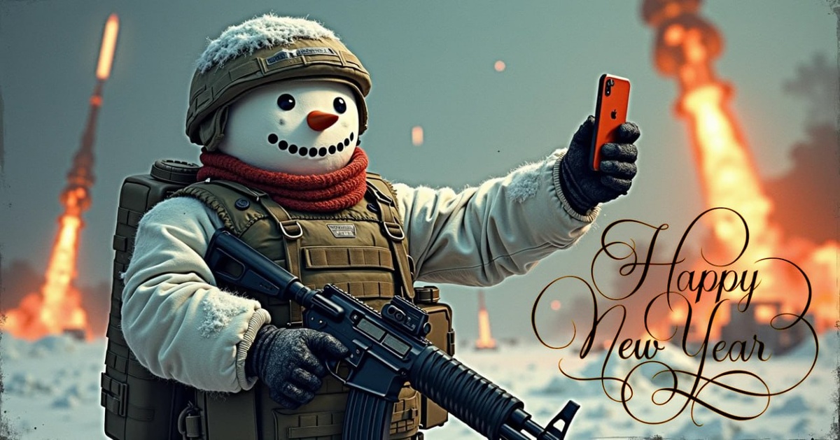 Новогодняя открытка !