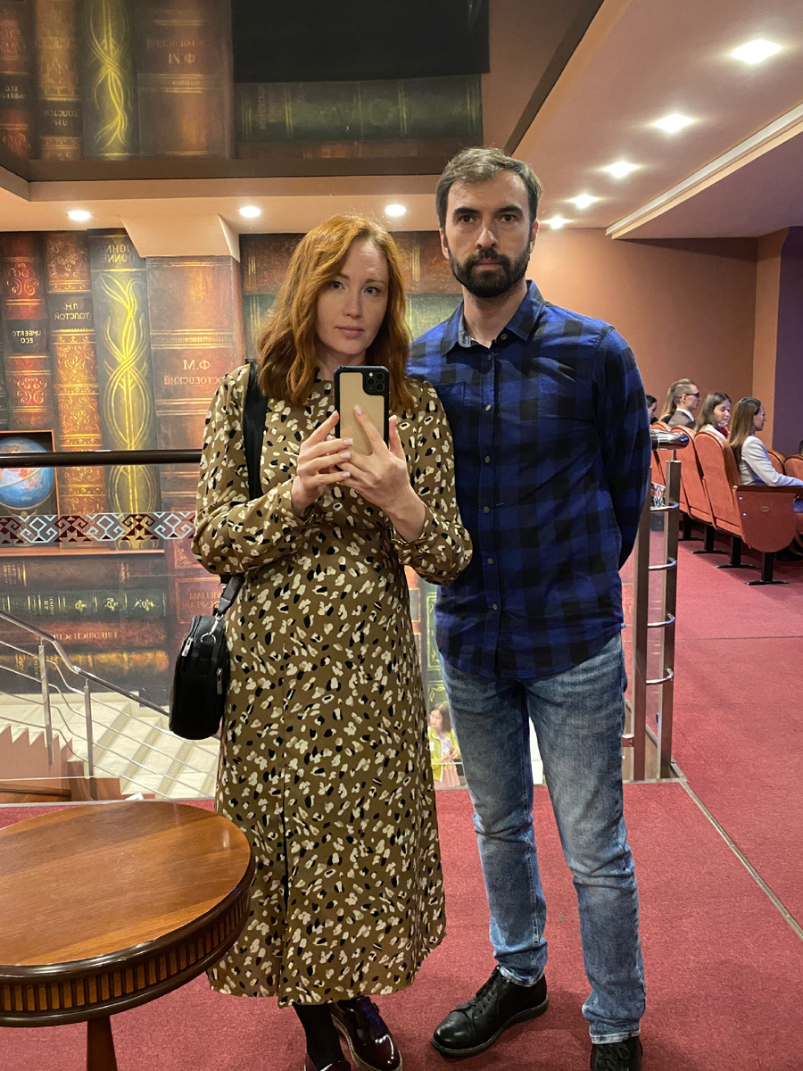 В театре с мужем 