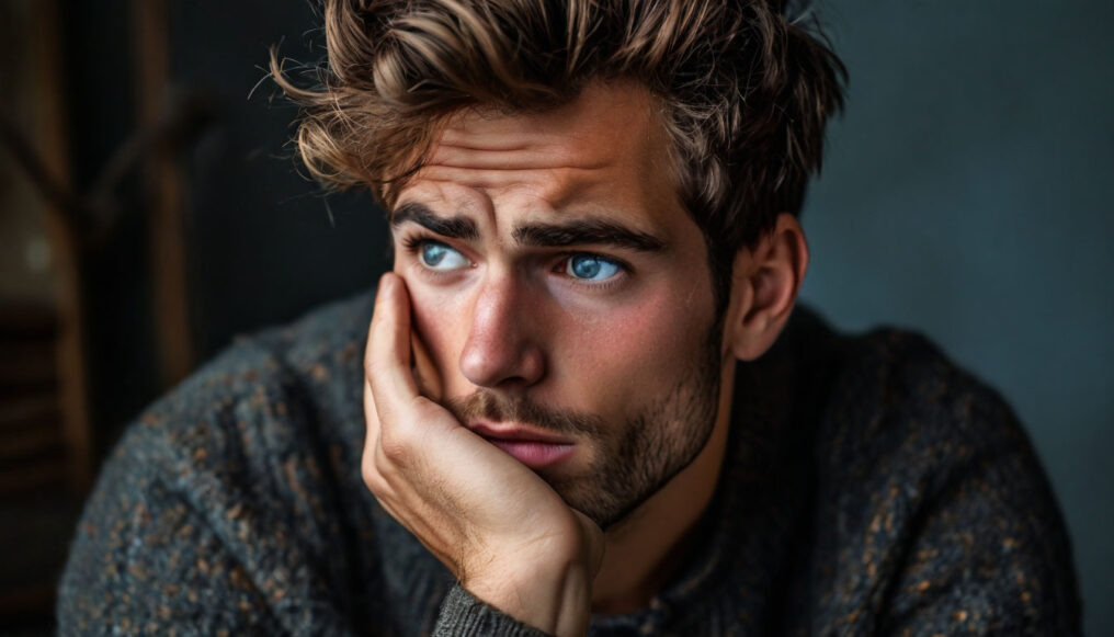 Человек думает