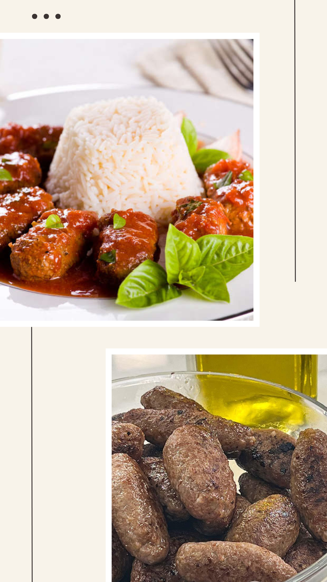 Пикантные котлетки с рисом.