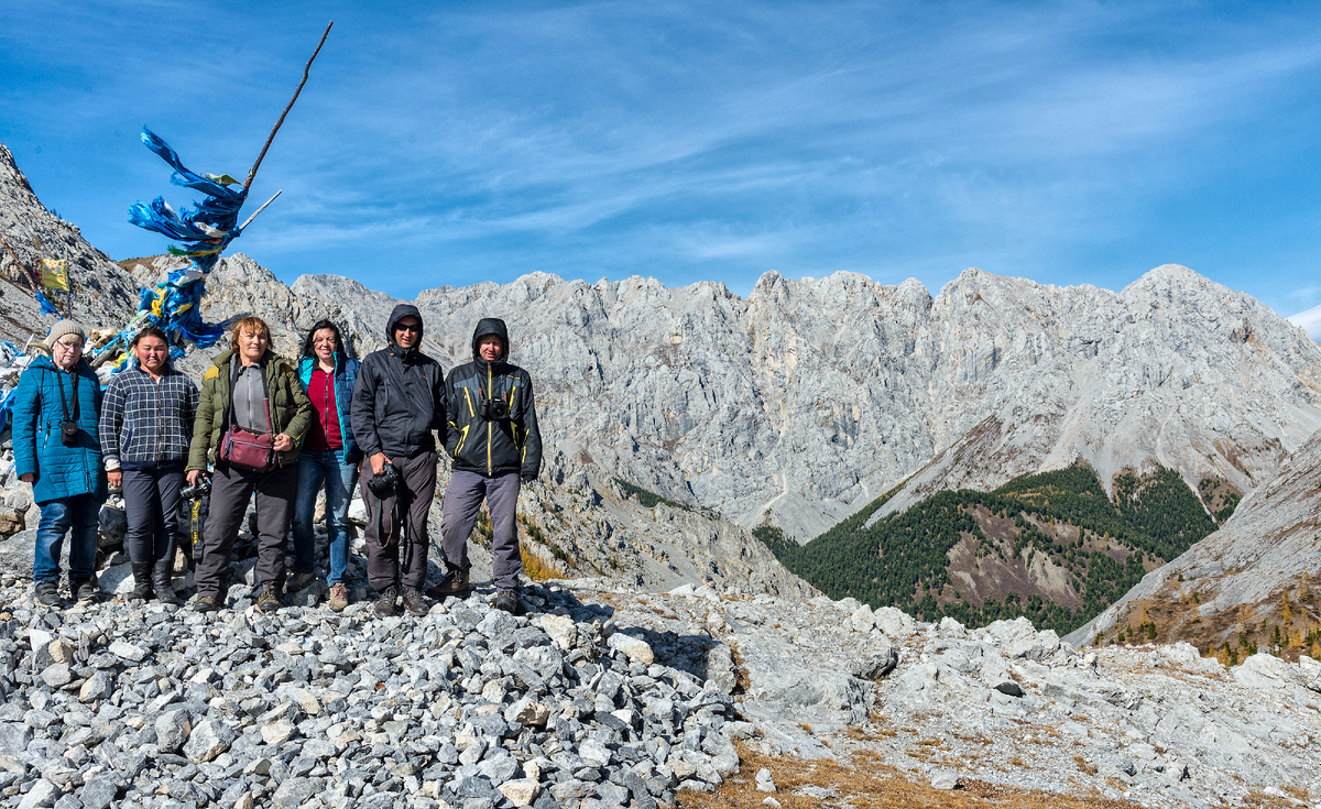 Наша команда на перевале!