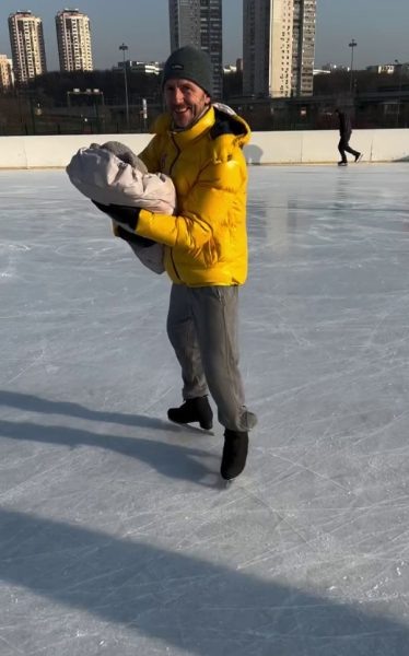    Повилас Ванагас с дочерью, фото: соцсети