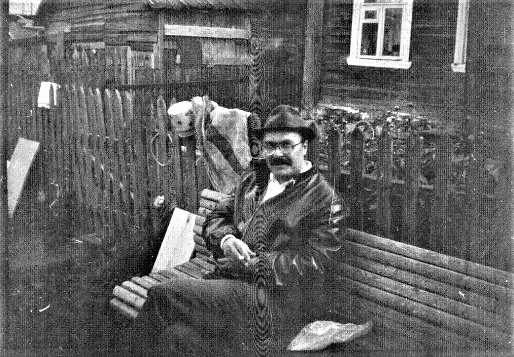 Михаил Лаханов. Главный агроном колхоза "Красная Нива". 1986 г