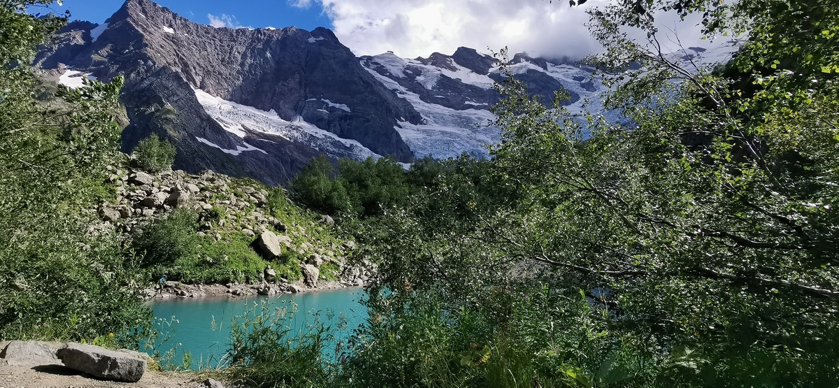 Турье озеро, Домбай, Кавказ 