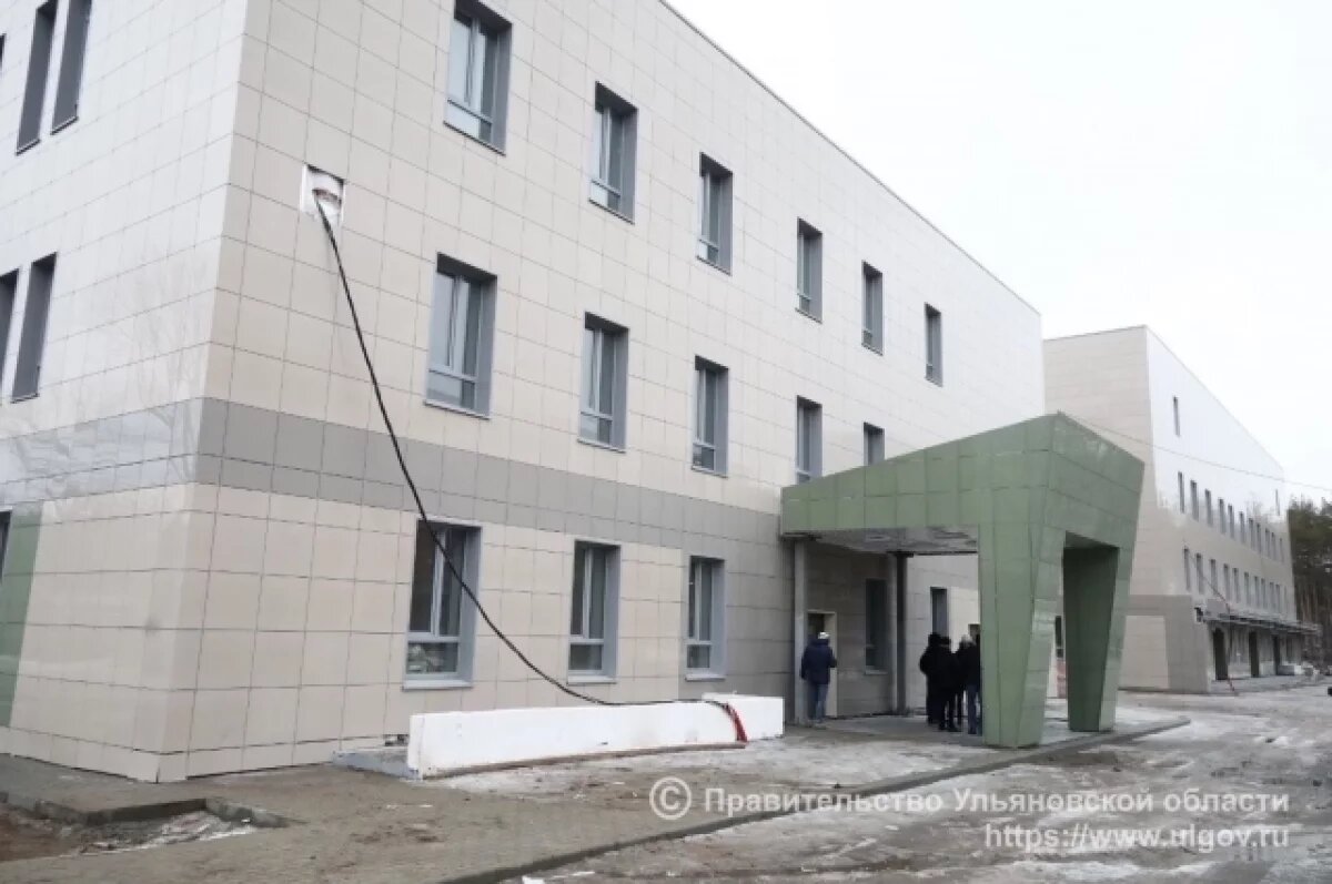    Инфекционный корпус ульяновской детской больницы готов на 85%