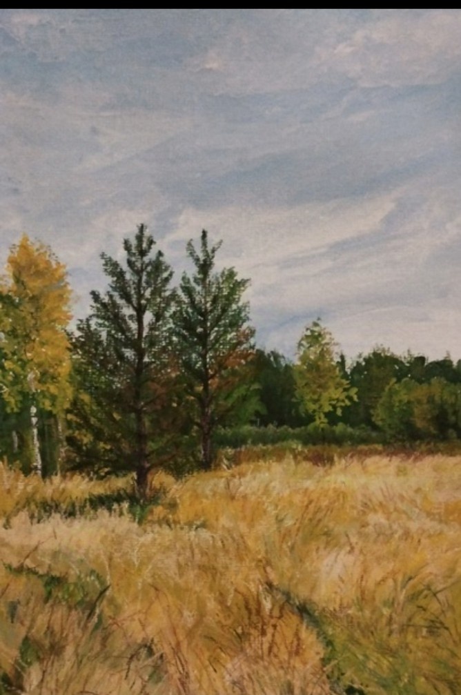 Уходящее лето. Художник Марина Сатина 