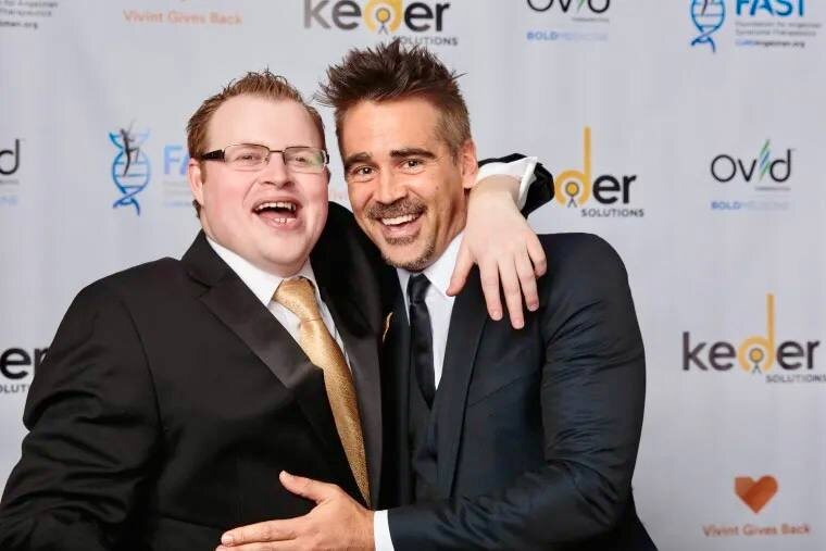 Колин со старшим сыном Джеймсом