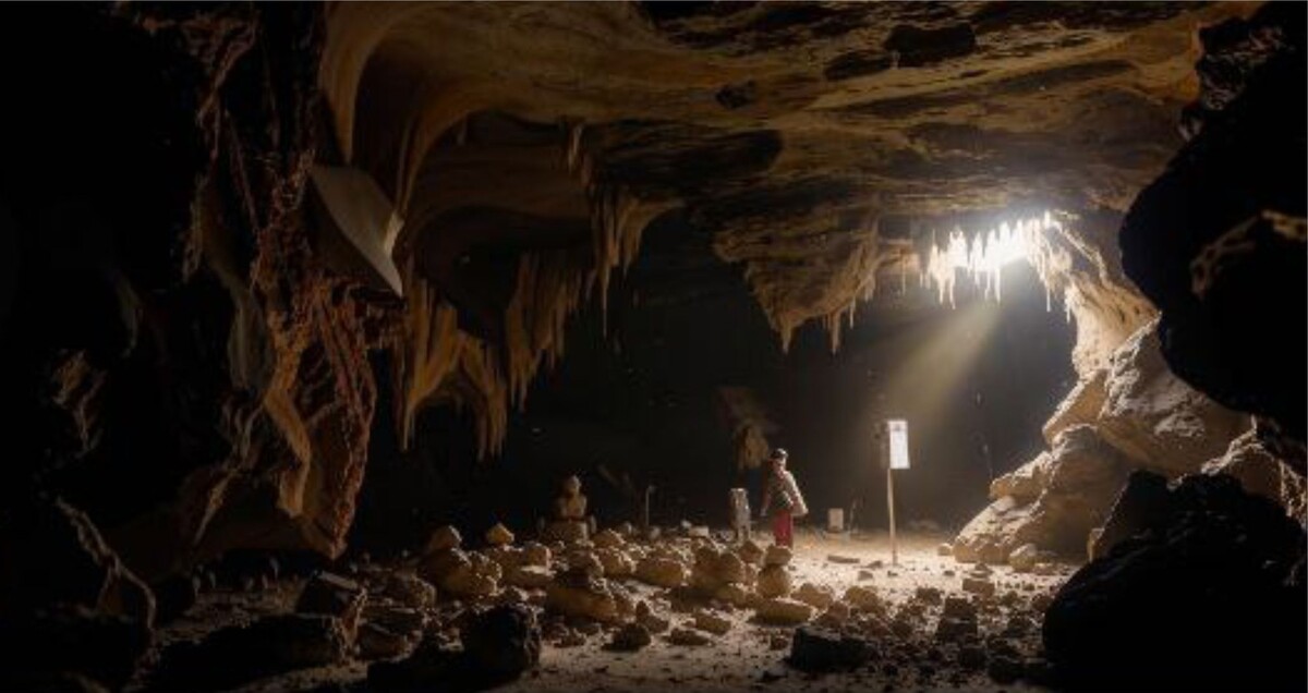 Воронцовские пещеры по версии нейросети