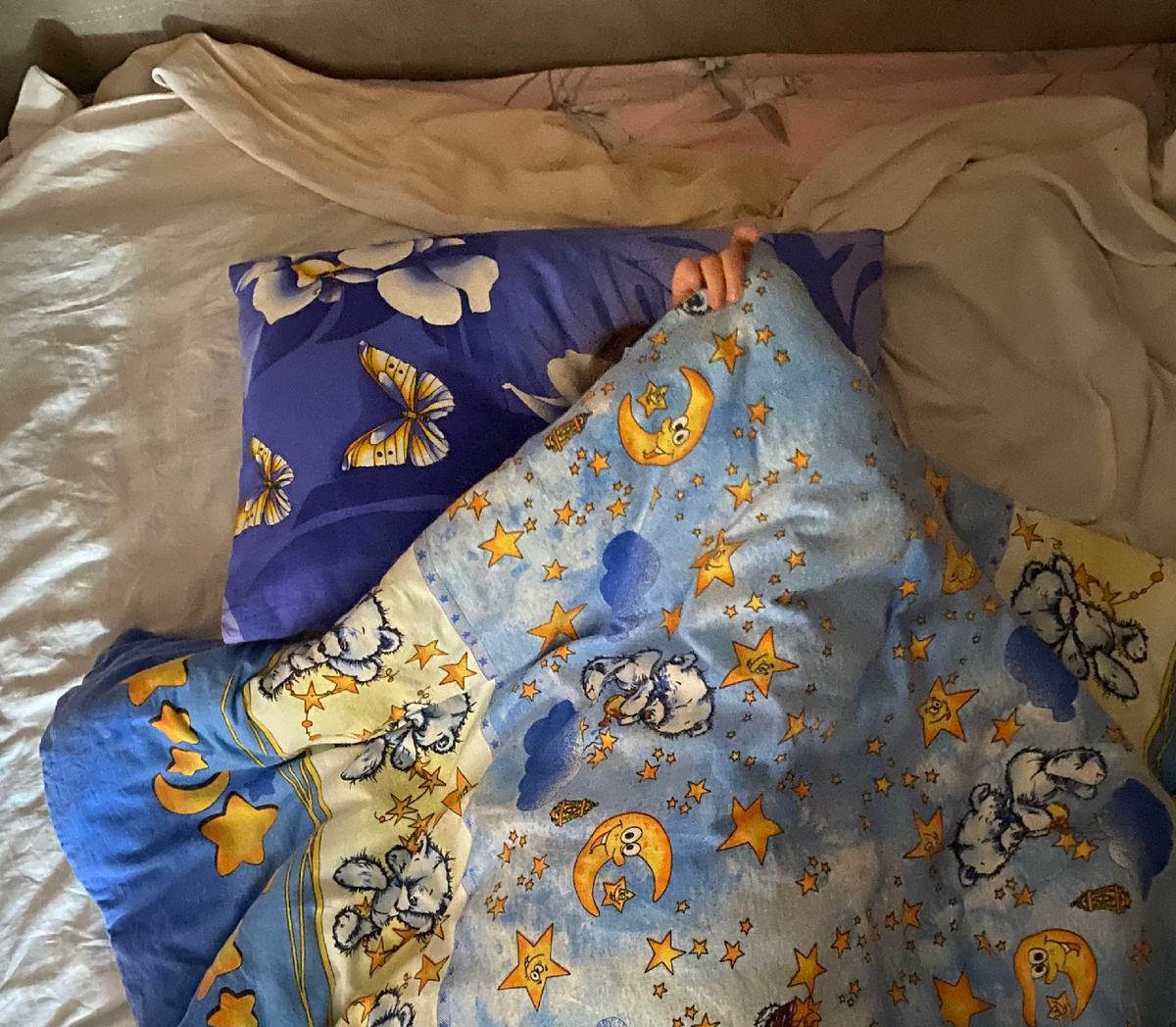 Сейчас укладывания на ночь совсем другие))))