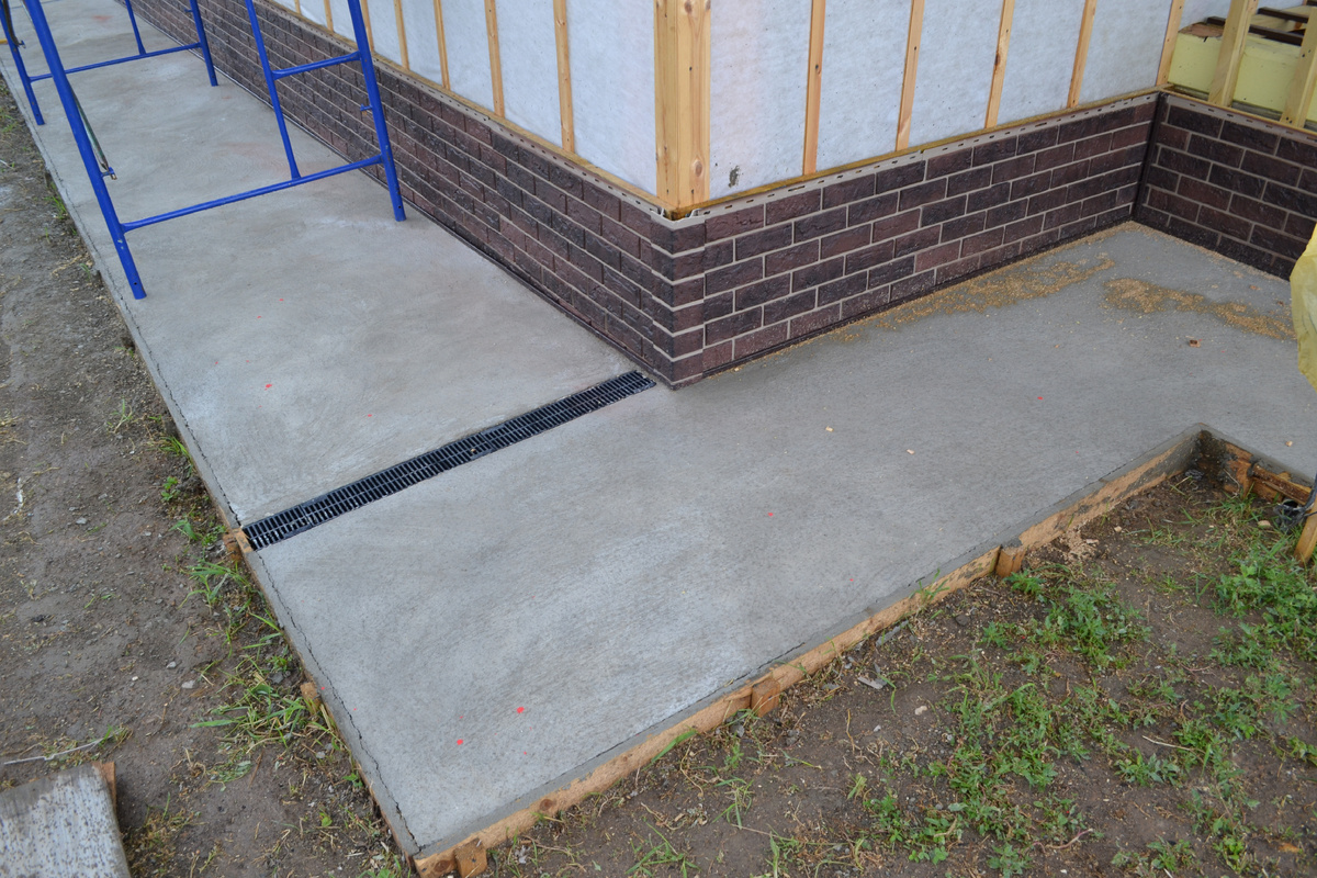 Бетонная отмостка