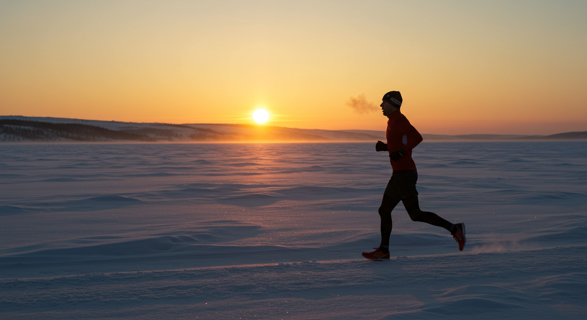 Зимний бег делает нас гибкими, внимательными.