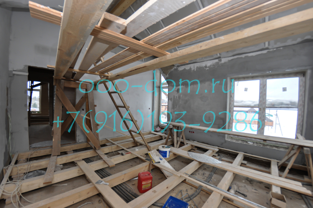 Процесс реконструкции кирпичного дома