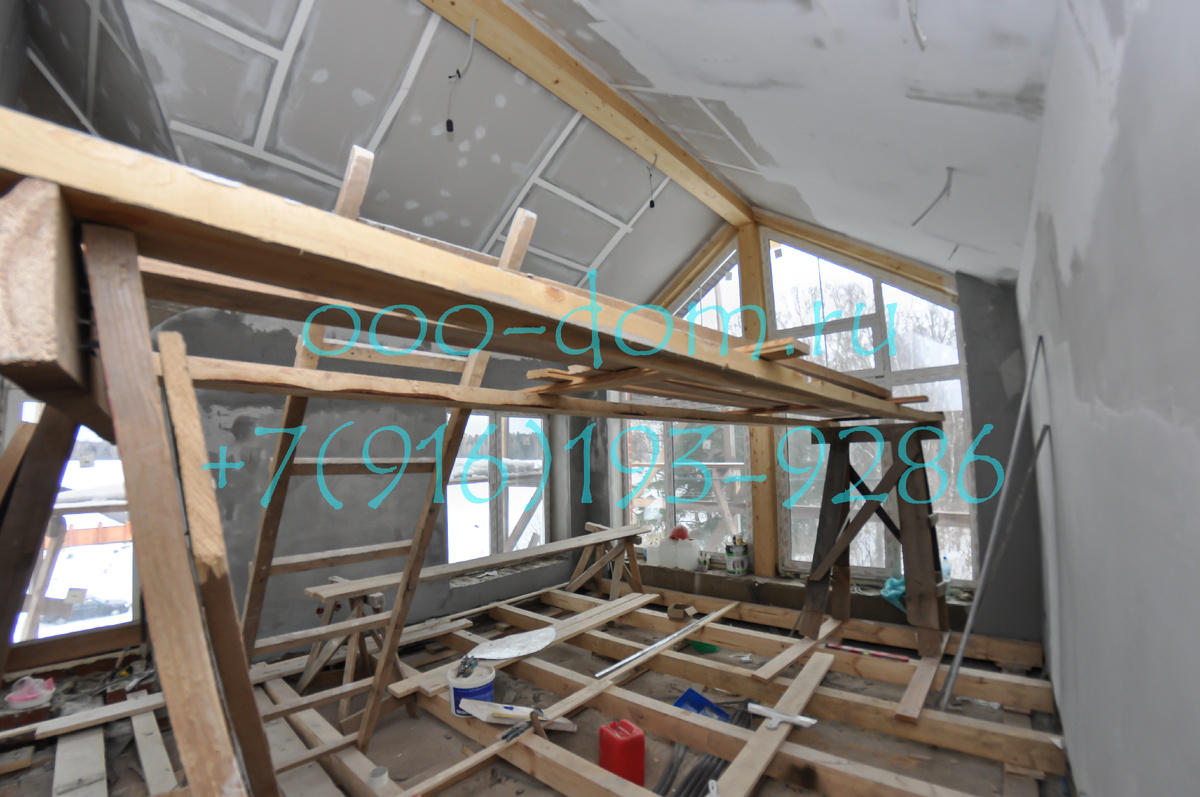 Процесс реконструкции кирпичного дома