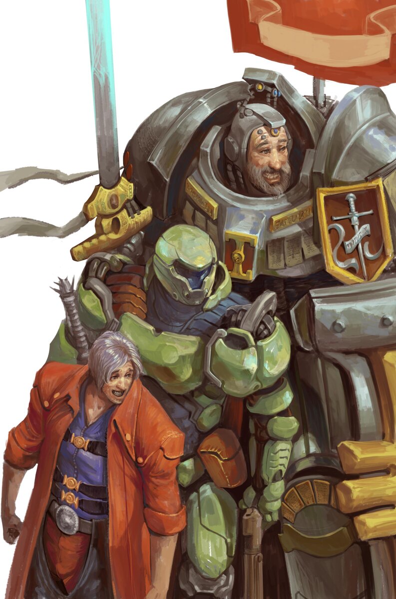 Вроде, такой комикс есть, но я не уверен...