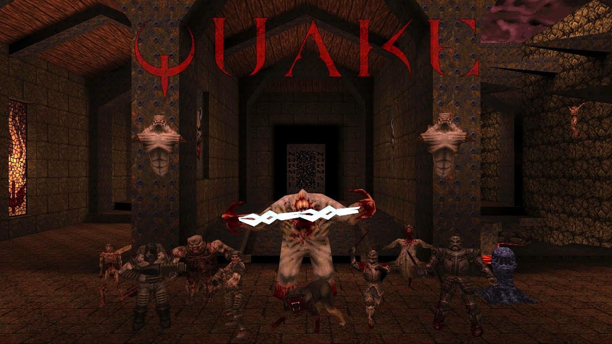 Игра Quake.               https://www.youtube.com/watch?app=desktop&v=PrY9MU_RdwE
