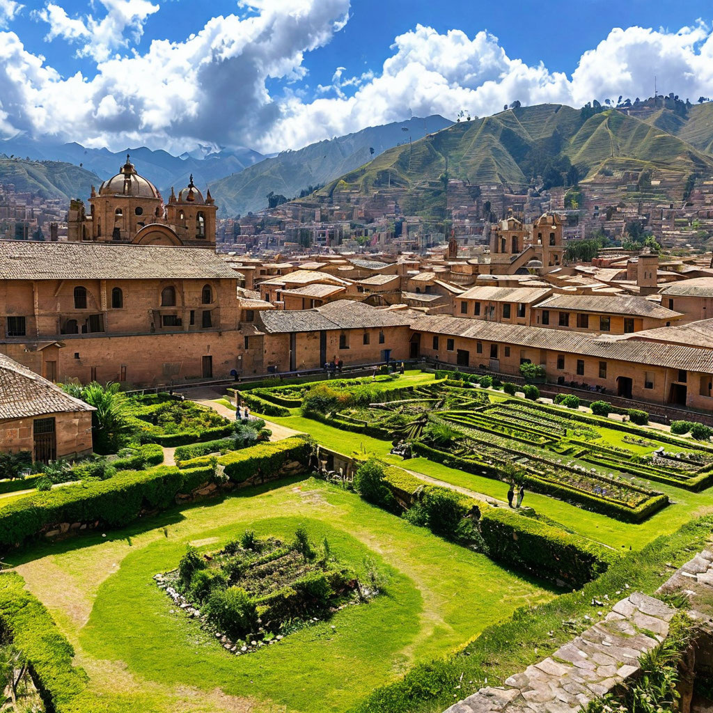 Храм Солнца. Нейросеть Шедеврум.