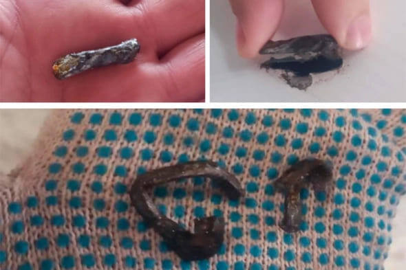 Посторонние предметы, найденные в самолете   