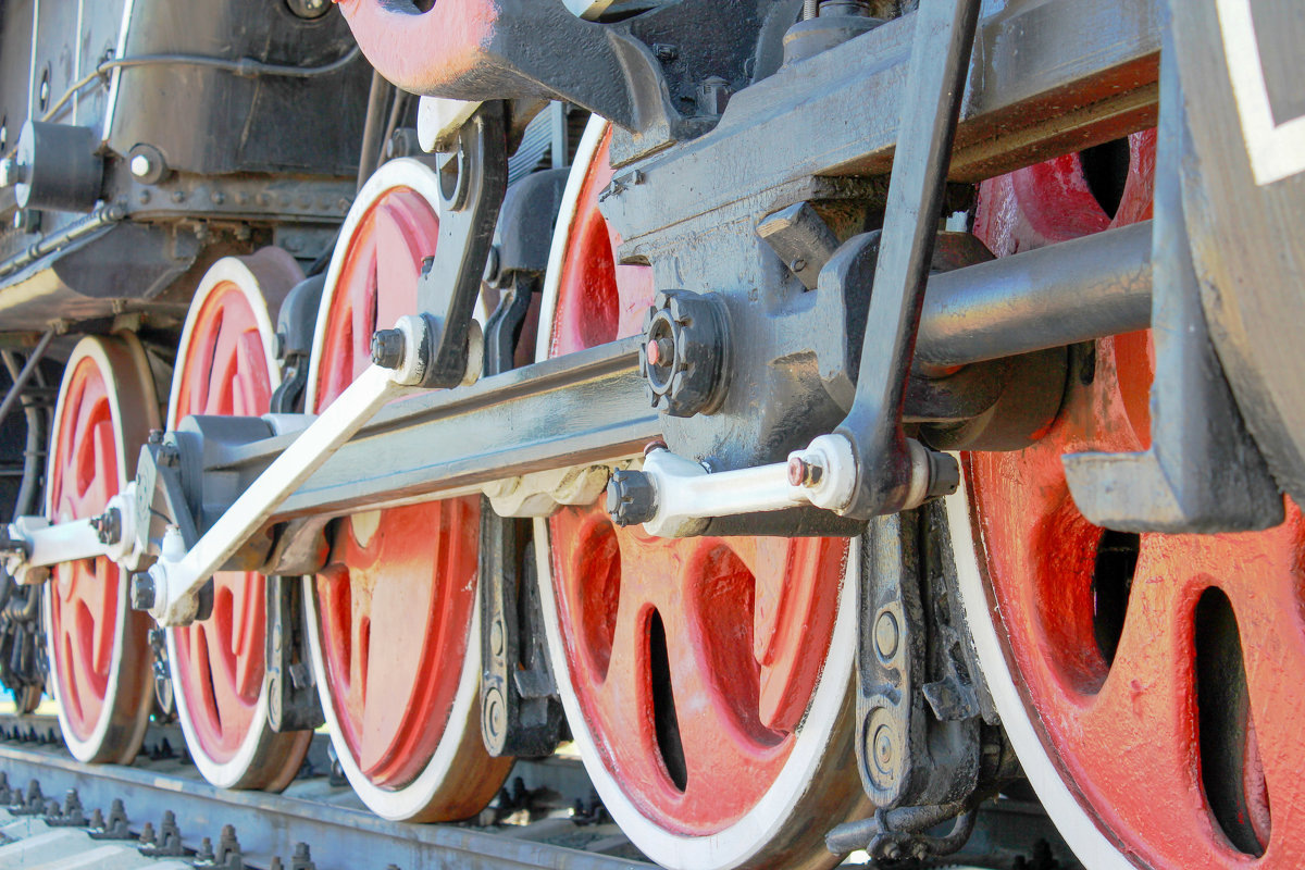 Кривошипно-шатунный механизм паровоза