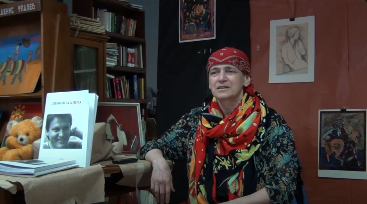 Аня Герасимова (УМКА) с презентацией «Димкиной книги» в Студии 312 ГПНТБ в Новосибирске 9.04.24