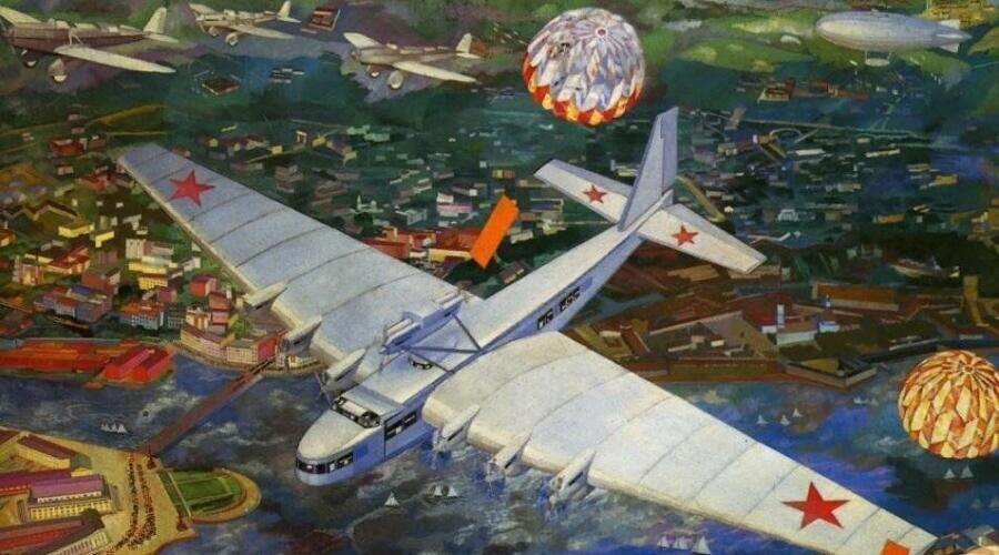    В. В. Купцов, «АНТ-20 „Максим Горький“», 1934 г. Фото: добросовестное использование