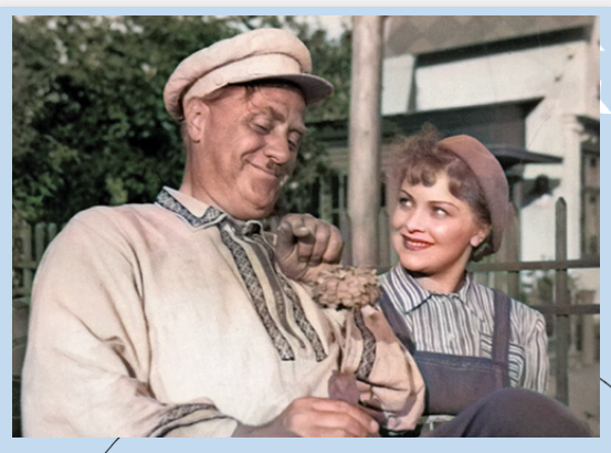 Михаил Жаров и Людмила Целиковская/ кадр из фильма