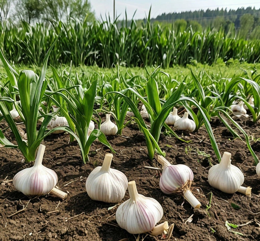 ИИ нарисовала чеснок в кукурузе почему-то