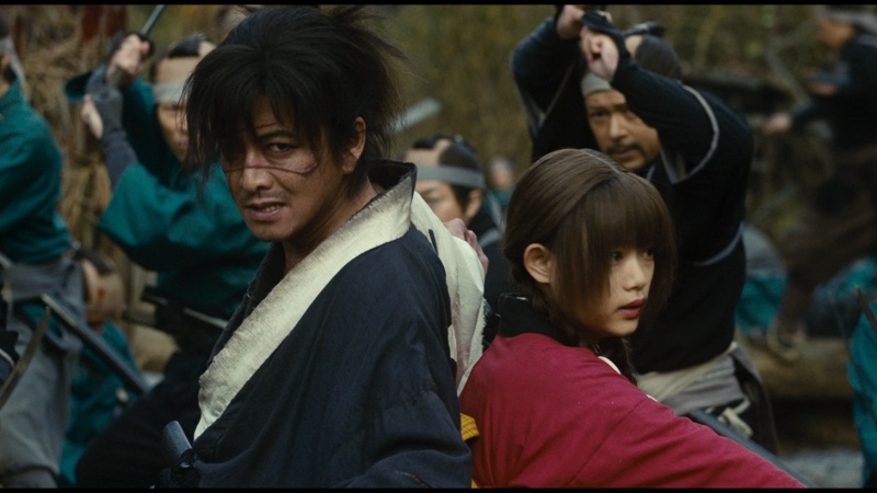 Кадр из фильма "Клинок бессмертного" (2017): Мандзи и Рин