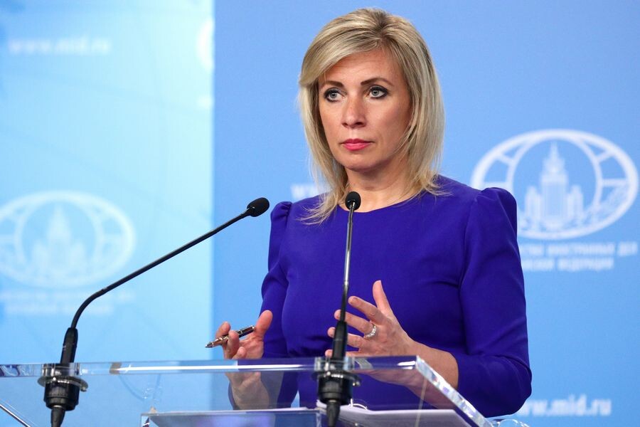    Официальный представитель МИД России Мария Захарова / Источник: © Пресс-служба МИД РФ/ТАСС