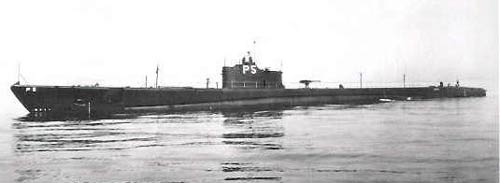 американская подводная лодка Perch после завершения строительства, 19 ноября 1936 года