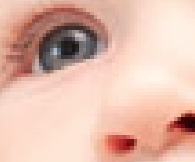 Цифровые пиксели в фотографии