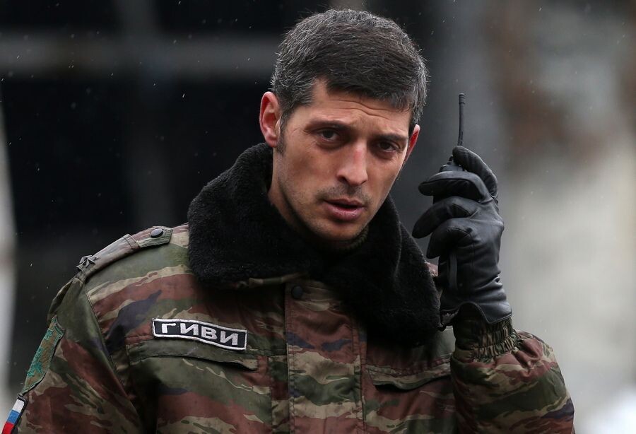    Командир подразделения «Сомали» армии ДНР Михаил Толстых с позывным «Гиви» / Источник: © Валерий Шарифулин/ТАСС