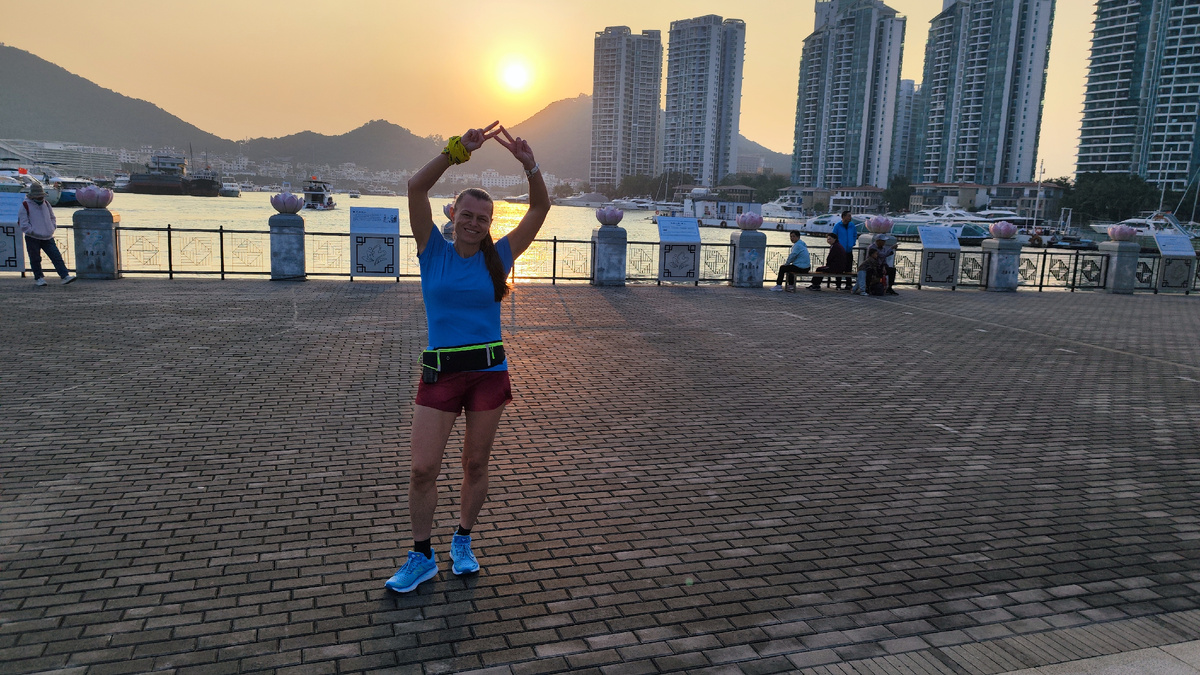 Вечерняя пробежка. 