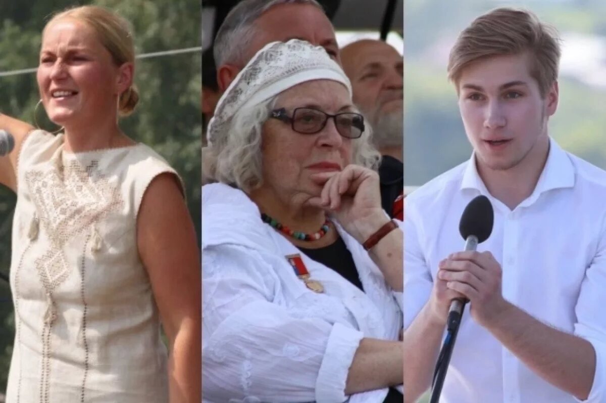    Ольга Шукшина, Лидия Федосеева-Шукшина, Фотий Вишняков.