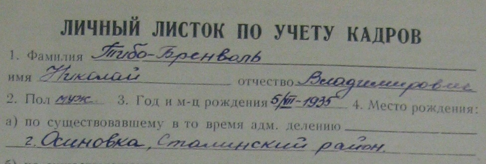 Там где родился Николай Тибо-Бриньоль. И где он похоронен