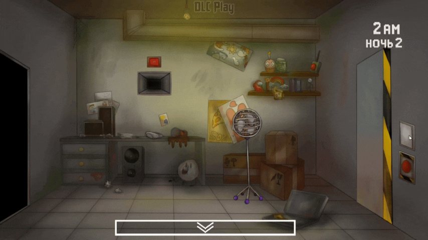 Скример Лампчки. После скримера говорит: "Твои кости, будут раздроблены также как и моё стекло".