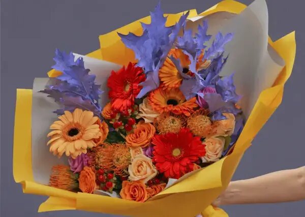   Яркий букет от AzaiaNow Мария Казённова