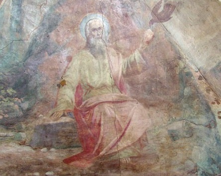 Святой Илия пророк в пустыни. 19 в. Храм Преображения Господня. Нерехта. Костромская область.