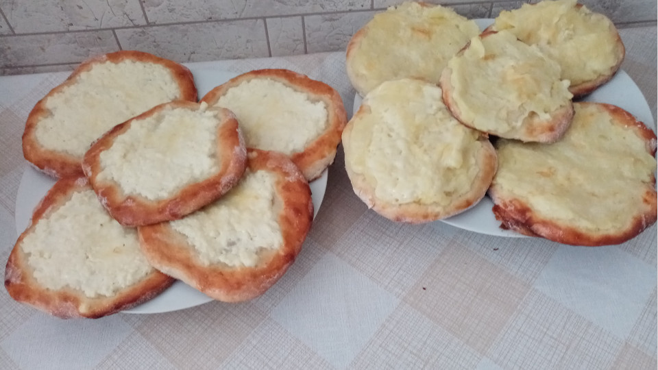 Шаньги с творогом и картофелем из дрожжевого теста