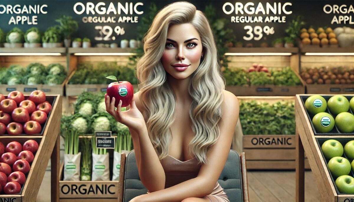 Органическое яблоко: в два раза дороже, но по вкусу – всё то же яблоко.