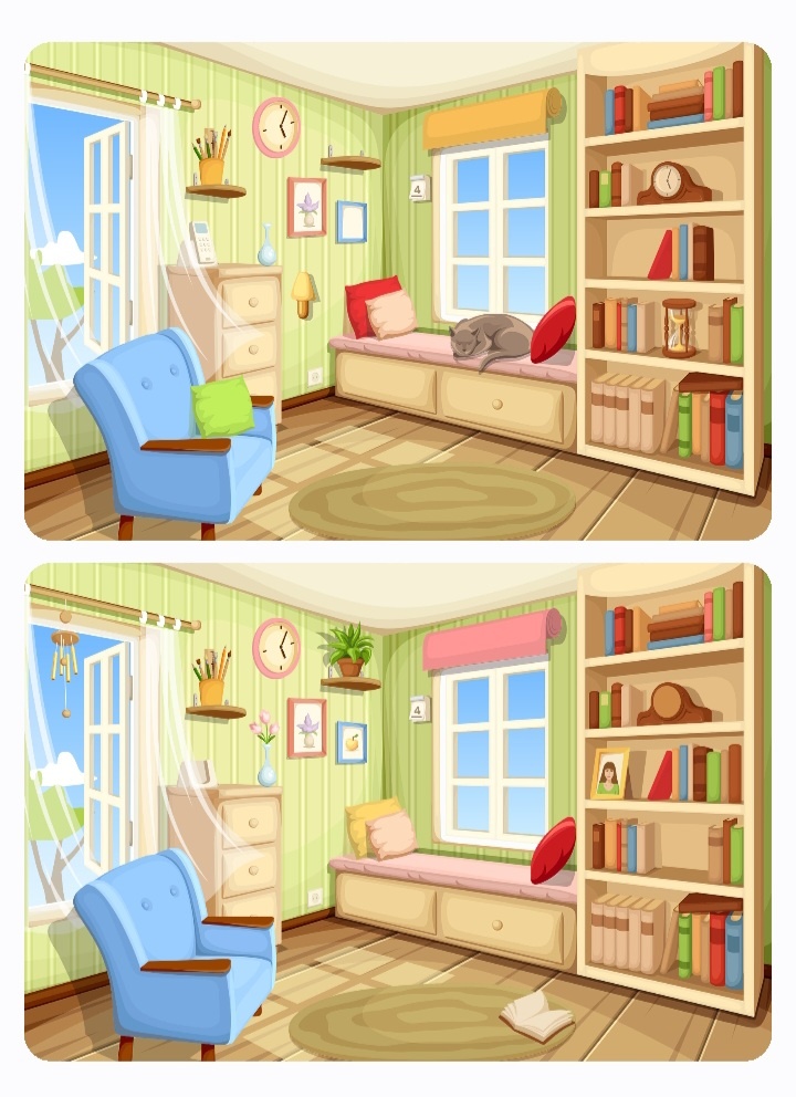 Найди отличия на рисунке