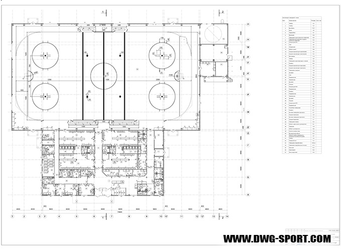 Р35_001 КРЫТЫЙ КАТОК 60Х30М БЕЗ ТРИБУН ДЛЯ ЗРИТЕЛЕЙ