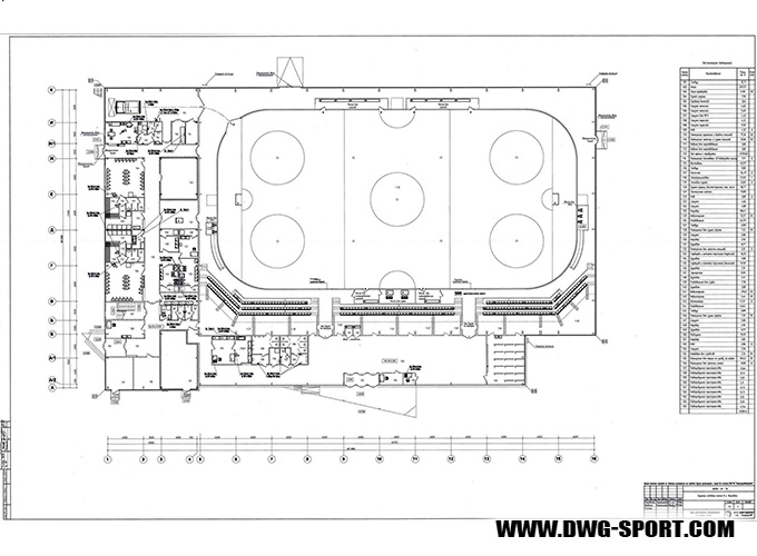 Р35_002 ЛЕДОВЫЙ КАТОК 60Х30М С ТРИБУНОЙ 500 МЕСТ